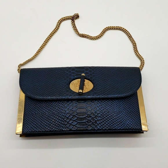 EKATRINA BAG SIZE 11x6 COLOR BLUE CONDITION NEW - Picture 1 of 11